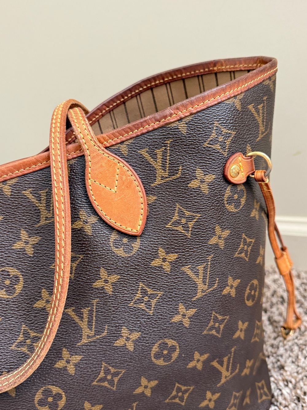 Authentic Louis Vuitton Neverfull MM Monogram Canvas - Picture 6 of 16